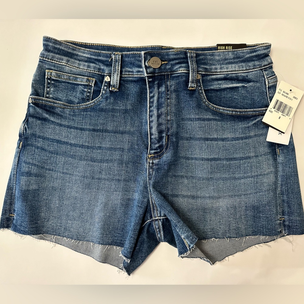 NWT Kut from the Kloth High Rise Shorts 8